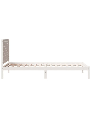 Giroletto Extra Lungo senza Materasso Bianco 90x220 cm Massello