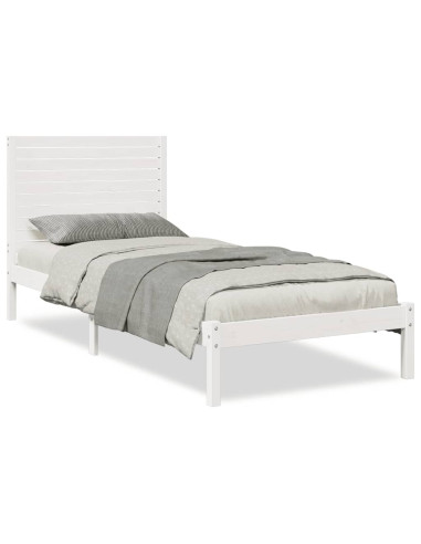 Giroletto Extra Lungo senza Materasso Bianco 90x210 cm Massello