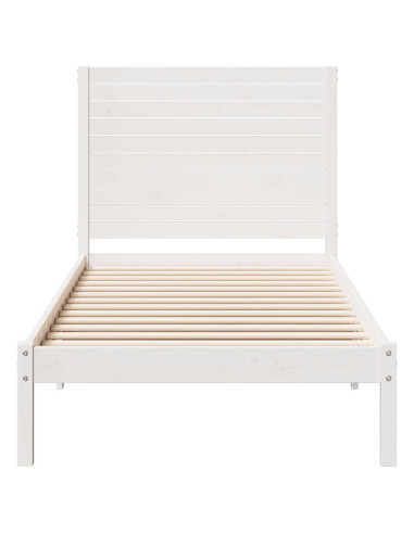 Giroletto Extra Lungo senza Materasso Bianco 90x210 cm Massello