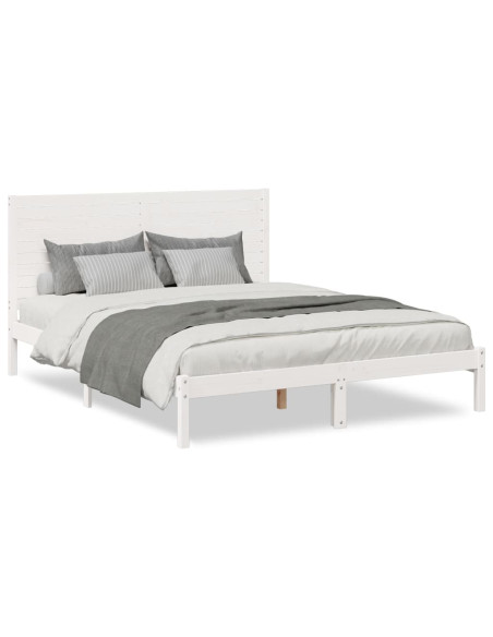 Giroletto Extra Lungo senza Materasso Bianco 140x220cm Massello