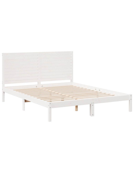 Giroletto Extra Lungo senza Materasso Bianco 140x220cm Massello