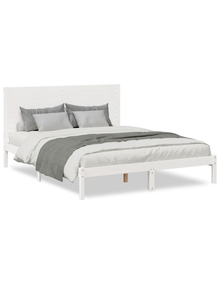 Giroletto Extra Lungo senza Materasso Bianco 140x210cm Massello