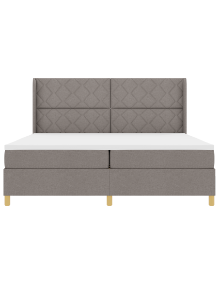 Letto a molle con materasso Talpa 200 x 200 cm Tessuto