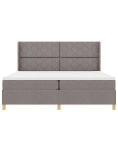 Letto a molle con materasso Talpa 200 x 200 cm Tessuto 2