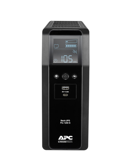 APC BACK UPS PRO BR 1200VA gruppo di continuità (UPS) A linea interattiva 1,2 kVA 720 W 8 presa(e) AC
