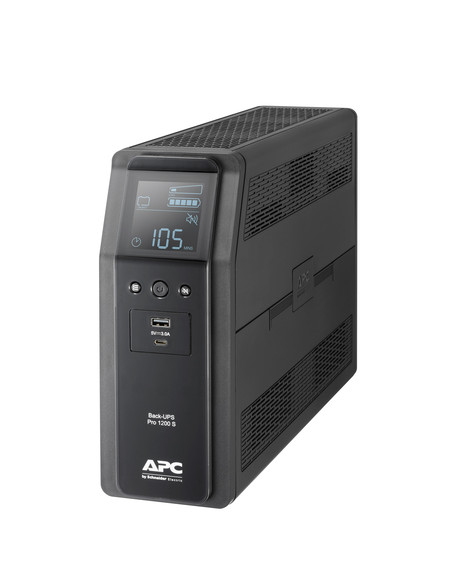 APC BACK UPS PRO BR 1200VA gruppo di continuità (UPS) A linea interattiva 1,2 kVA 720 W 8 presa(e) AC
