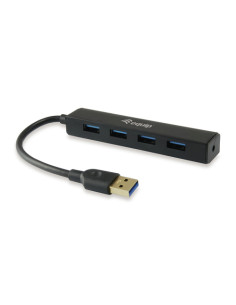 Equip 128953 hub di interfaccia USB 3.2 Gen 1 (3.1 Gen 1) Type-A 5000 Mbit/s Nero