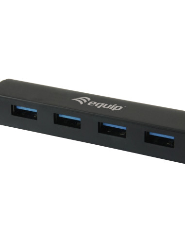 Equip 128953 hub di interfaccia USB 3.2 Gen 1 (3.1 Gen 1) Type-A 5000 Mbit/s Nero