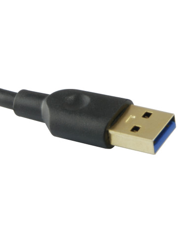 Equip 128953 hub di interfaccia USB 3.2 Gen 1 (3.1 Gen 1) Type-A 5000 Mbit/s Nero