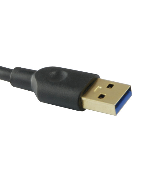 Equip 128953 hub di interfaccia USB 3.2 Gen 1 (3.1 Gen 1) Type-A 5000 Mbit/s Nero