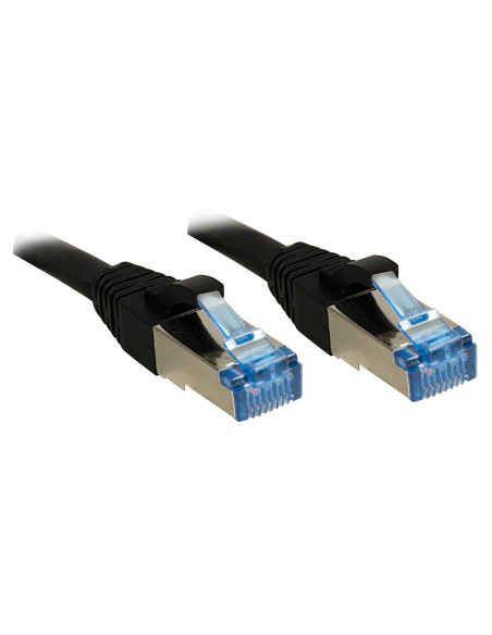 Lindy 3m Cat.6A S/FTP cavo di rete Nero Cat6a S/FTP (S-STP)