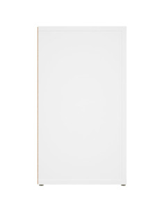 Credenza Bianca 80x30x54 cm in Legno Multistrato