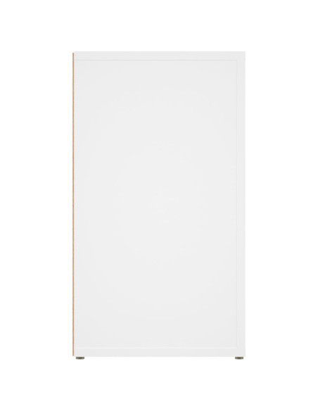 Credenza Bianca 80x30x54 cm in Legno Multistrato