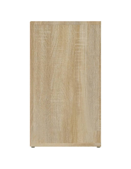 Credenza Rovere Sonoma 80x30x54 cm in Legno Multistrato