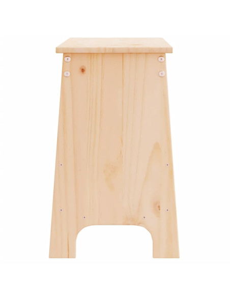 Panca da Ingresso 100x28x45 cm in Legno Massello di Pino