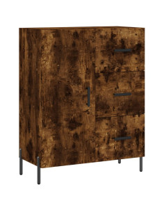 Credenza Rovere Fumo  69,5x34x180 cm in Legno Multistrato 2