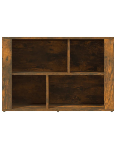 Credenza Rovere Fumo 80x30x54 cm in Legno Multistrato