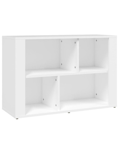 Credenza Bianca 80x30x54 cm in Legno Multistrato