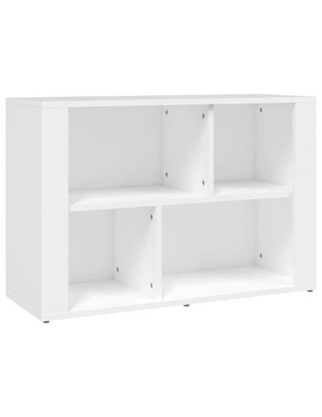 Credenza Bianca 80x30x54 cm in Legno Multistrato