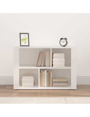 Credenza Bianca 80x30x54 cm in Legno Multistrato