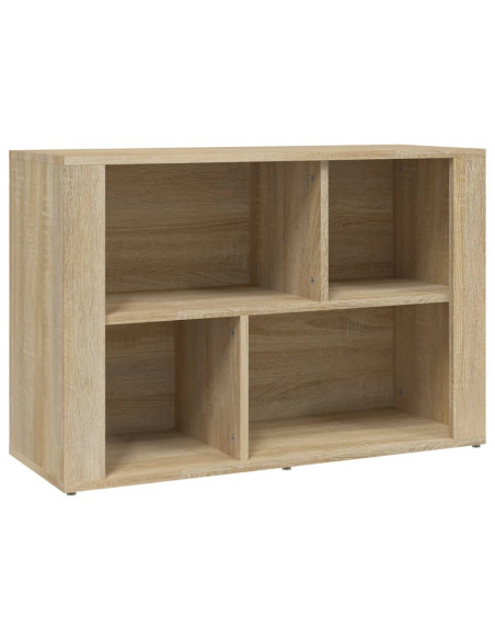 Credenza Rovere Sonoma 80x30x54 cm in Legno Multistrato