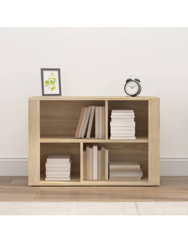 Credenza Rovere Sonoma 80x30x54 cm in Legno Multistrato