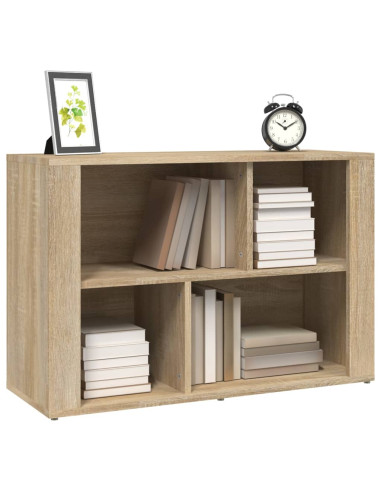 Credenza Rovere Sonoma 80x30x54 cm in Legno Multistrato