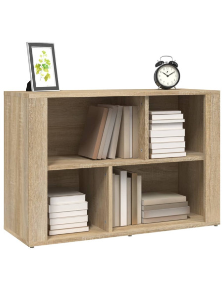 Credenza Rovere Sonoma 80x30x54 cm in Legno Multistrato