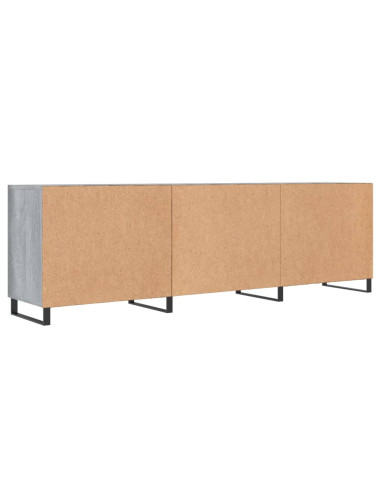 Mobile Porta TV Grigio Sonoma 150x30x50 cm in Legno Multistrato