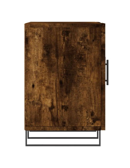 Mobile Porta TV Rovere Fumo 150x30x50 cm in Legno Multistrato