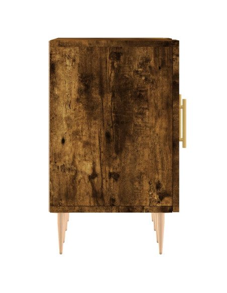Mobile Porta TV Rovere Fumo 150x30x50 cm in Legno Multistrato