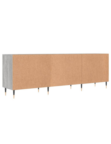 Mobile Porta TV Grigio Sonoma 150x30x50 cm in Legno Multistrato