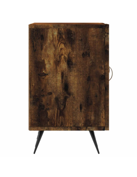 Mobile Porta TV Rovere Fumo 150x30x50 cm in Legno Multistrato