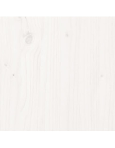 Giroletto Testiera Bianco Super King Size in Legno Massello