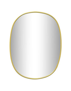 Specchio da Parete Dorato 40x30 cm