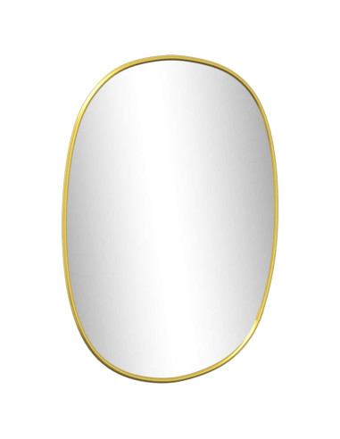 Specchio da Parete Dorato 40x30 cm