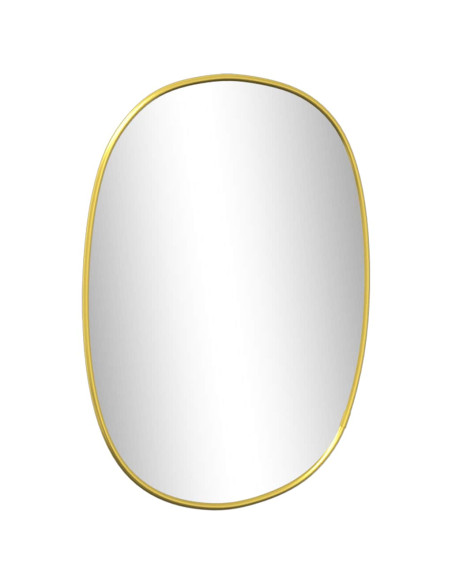 Specchio da Parete Dorato 40x30 cm