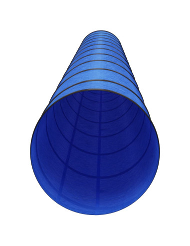 Tunnel per Cani Blu Ø 55x500 cm in Poliestere