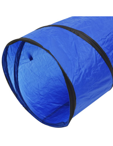 Tunnel per Cani Blu Ø 40x200 cm in Poliestere