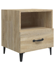 Comodino Rovere Sonoma in Legno Multistrato