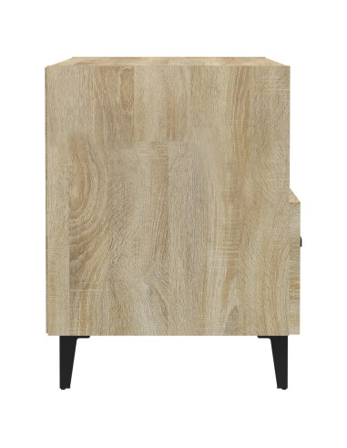 Comodino Rovere Sonoma in Legno Multistrato