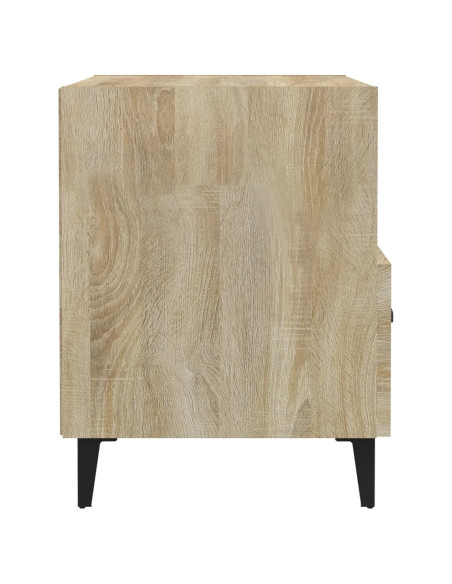 Comodino Rovere Sonoma in Legno Multistrato