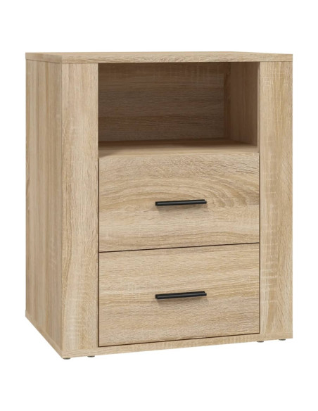 Comodino Rovere Sonoma 50x36x60 cm in Legno Multistrato