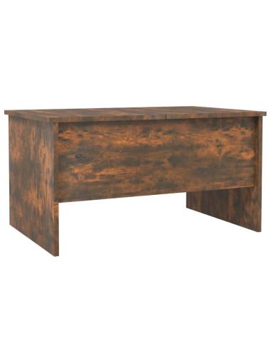 Tavolino da Salotto Rovere Fumo 80x50x42,5 cm Legno Multistrato
