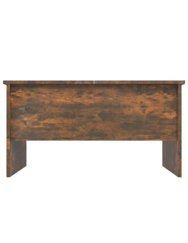 Tavolino da Salotto Rovere Fumo 80x50x42,5 cm Legno Multistrato
