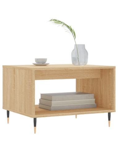 Tavolino da Salotto Rovere Sonoma 60x50x40 cm Legno Multistrato