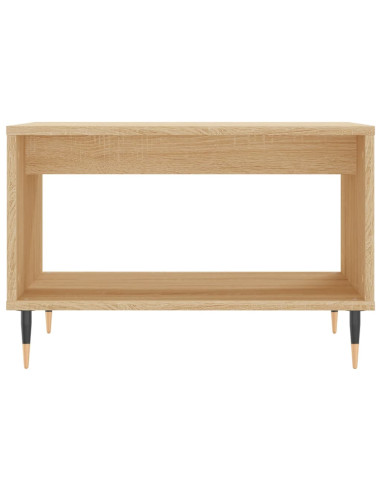 Tavolino da Salotto Rovere Sonoma 60x50x40 cm Legno Multistrato