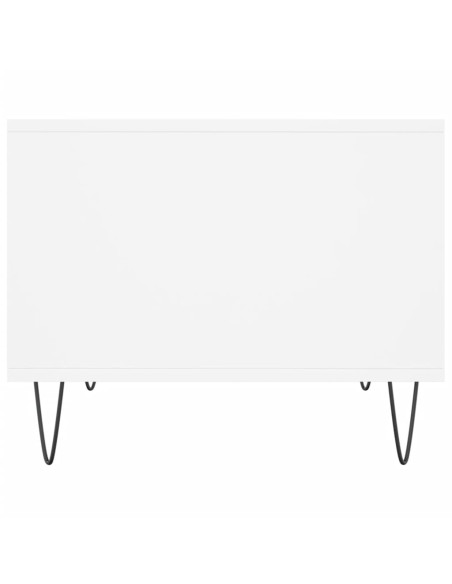 Tavolino da Salotto Bianco 60x50x40 cm in Legno Multistrato