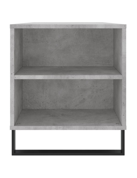 Tavolino Salotto Grigio Cemento 102x44,5x50cm Legno Multistrato