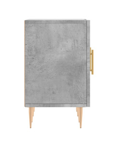 Mobile Porta TV Grigio Cemento 150x30x50cm in Legno Multistrato